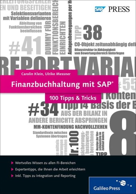 Finanzbuchhaltung mit SAP - 100 Tipps u. Tricks - Carolin Klein, Ulrike Messner