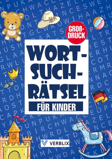 Wortsuchrätsel für Kinder - Verblix Press