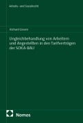 Cover-Bild zum Titel 'Ungleichbehandlung von Arbeitern und Angestellten in den Tarifverträgen der SOKA-BAU' von 'Richard Giesen'