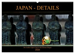 Cover-Bild zum Titel 'Japan - Details (Wandkalender 2026 DIN A2 quer), CALVENDO Monatskalender' von 'Céline Baur'