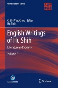 Cover-Bild zum Titel 'English Writings of Hu Shih' von 'Hu Shih'