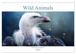Wild Animals - Wilde Tiere (Wandkalender 2025 DIN A3 quer), CALVENDO Monatskalender - Janina Bürger