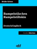 Cover-Bild zum Titel 'Rumpelstilzchen - Rumpelstiltskin' von 'Brüder Grimm'