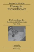Cover-Bild zum Titel 'Fürsorge im Wirtschaftsboom' von 'Friederike Föcking'