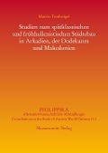 Cover-Bild zum Titel 'Studien zum spätklassischen und frühhellenistischen Städtebau in Arkadien, der Dodekanes und Makedonien' von 'Martin Tombrägel'