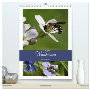 Cover-Bild zum Titel 'Wildbienen-Terminplaner 2026 (hochwertiger Premium Wandkalender 2026 DIN A2 hoch), Kunstdruck in Hochglanz' von 'Silvia Hahnefeld'