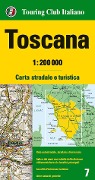 Cover-Bild zum Titel 'Toscana 1:200.000. Carta stradale e turistica' von ''