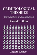 Cover-Bild zum Titel 'Criminological Theories' von 'Ronald L. Akers'