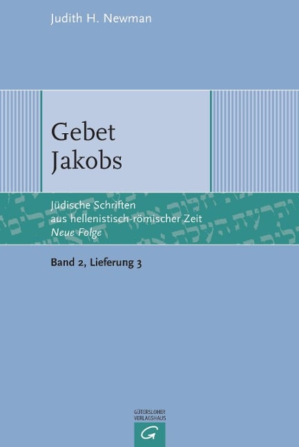 Gebet Jakobs - Judith H. Newman