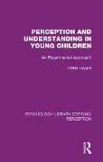 Cover-Bild zum Titel 'Perception and Understanding in Young Children' von 'Peter Bryant'