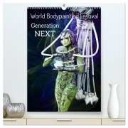 Cover-Bild zum Titel 'World Bodypainting Festival: Generation NEXT (hochwertiger Premium Wandkalender 2026 DIN A2 hoch), Kunstdruck in Hochglanz' von 'Dmitri Moisseev'