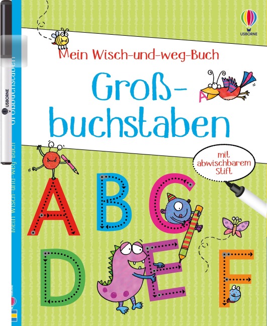 Mein Wisch-und-weg-Buch: Großbuchstaben - Jessica Greenwell