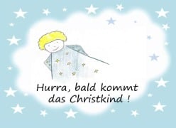 Cover-Bild zum Titel 'Hurra, bald kommt das Christkind !' von 'David Hayme'