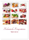 Kulinarische Kompositionen - Terminplaner (Wandkalender 2025 DIN A2 hoch), CALVENDO Monatskalender - Joachim Hasche