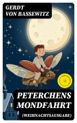 Cover-Bild zum Titel 'Peterchens Mondfahrt (Weihnachtsausgabe)' von 'Gerdt Von Bassewitz'