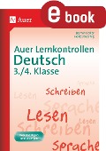 Auer Lernkontrollen Deutsch 3.-4. Klasse - Boller, Jauering