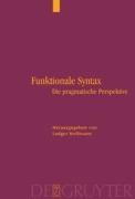 Cover-Bild zum Titel 'Funktionale Syntax' von ''