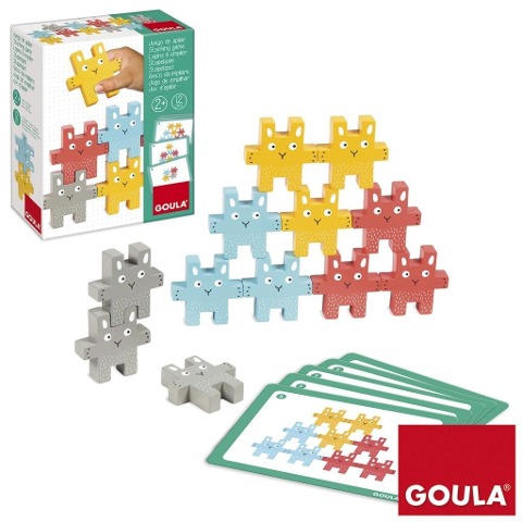 Goula Häschen-Stapelspiel 12-teilig - 