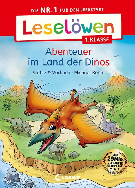 Leselöwen 1. Klasse - Abenteuer im Land der Dinos - Stütze Vorbach