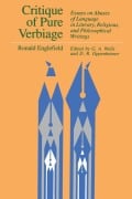 Cover-Bild zum Titel 'Critique of Pure Verbiage' von 'Ronald Englefield'