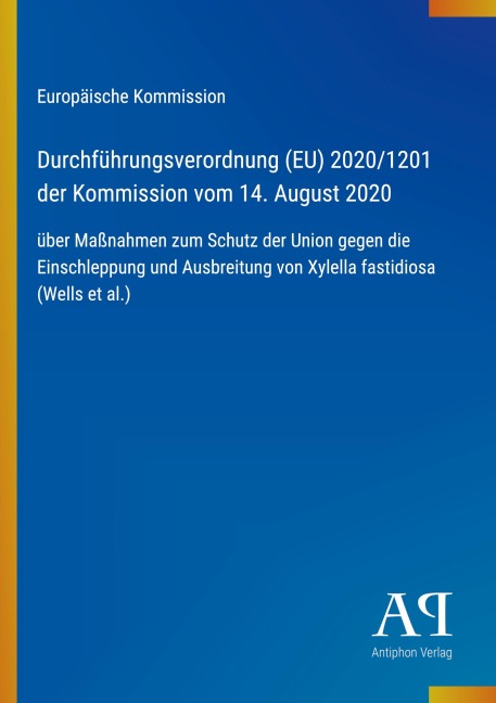 Durchführungsverordnung (EU) 2020/1201 der Kommission vom 14. August 2020 - Europäische Kommission