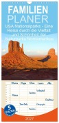 Cover-Bild zum Titel 'Familienplaner 2027 - USA Nationalparks - Eine Reise durch die Vielfalt und Schönheit der Naturparks Nordamerikas mit 5 Spalten (Wandkalender, 21 x 45 cm) CALVENDO' von 'Piera Marlena Büchler'