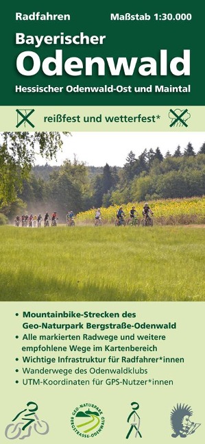 Radfahren, Bayerischer Odenwald / Hessischer Odenwald-Ost und Maintal 1:30.000 - Michael Messer