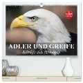 Adler und Greife. Könige des Himmels (hochwertiger Premium Wandkalender 2025 DIN A2 quer), Kunstdruck in Hochglanz - Elisabeth Stanzer