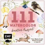 Cover-Bild zum Titel '111 Watercolor - Kreative Auszeit' von ''