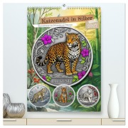 Cover-Bild zum Titel 'Katzenadel in Silber (hochwertiger Premium Wandkalender 2027 DIN A2 hoch), Kunstdruck in Hochglanz' von 'Kerstin Waurick'