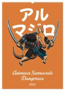 Animaux Samouraïs Dangereux (Calendrier mural 2026 DIN A2 horizontal), CALVENDO calendrier mensuel - Luca Schmidt