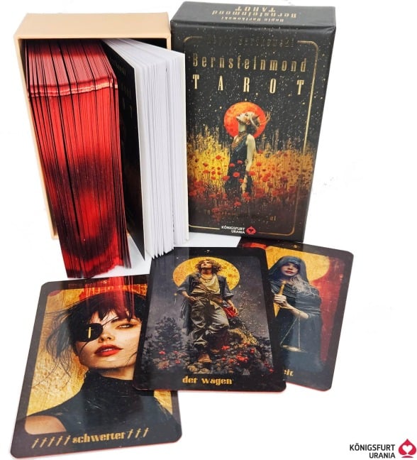 Bernsteinmond Tarot - 78 Tarotkarten und 80-seitiges Booklet - Hepie Bartkowski