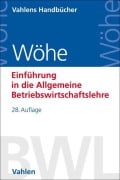 Cover-Bild zum Titel 'Einführung in die Allgemeine Betriebswirtschaftslehre' von 'Günter Wöhe, Ulrich Döring, Gerrit Brösel'