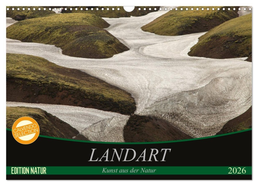 Landart - Kunst aus der Natur (Wandkalender 2026 DIN A3 quer), CALVENDO Monatskalender - 