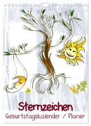 Cover-Bild zum Titel 'Sternzeichen ¿ Geburtstagskalender / Planer (Wandkalender 2026 DIN A4 hoch), CALVENDO Monatskalender' von 'Elisabeth Stanzer'