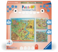 Cover-Bild zum Titel 'Puzzle UP! Geschichte, 12004005 von Ravensburger - 3 Puzzles mit 100, 121, 144 Teilen zum Kombinieren und mit extra Wissensheft, für Kinder im Alter von 6 Jahren' von ''
