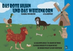 Cover-Bild zum Titel 'Das rote Huhn und das Weizenkorn' von 'Claudia von Holten'