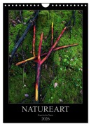 Cover-Bild zum Titel 'NATUREART - KUNST IN DER NATUR (Wandkalender 2026 DIN A4 hoch), CALVENDO Monatskalender' von 'Peter Bundrück'