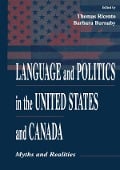 Cover-Bild zum Titel 'Language and Politics in the United States and Canada' von ''