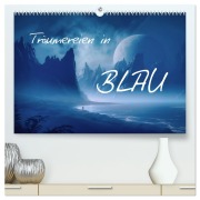 Cover-Bild zum Titel 'Träumereien in Blau (hochwertiger Premium Wandkalender 2026 DIN A2 quer), Kunstdruck in Hochglanz' von 'Simone Wunderlich'