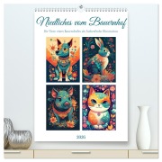 Cover-Bild zum Titel 'Niedliches vom Bauernhof (hochwertiger Premium Wandkalender 2026 DIN A2 hoch), Kunstdruck in Hochglanz' von 'Kerstin Waurick'