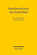 Cover-Bild zum Titel 'Funktionsverluste von Staatlichkeit' von ''
