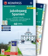 Cover-Bild zum Titel 'KOMPASS Wanderführer Jakobsweg Spanien, Camino Francés. Von den Pyrenäen nach Santiago de Compostela und Fisterra, 46 Etappen mit Extra-Tourenkarte' von 'Robert Schwänz'