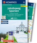 Cover-Bild zum Titel 'KOMPASS Wanderführer Jakobsweg Spanien, Camino Francés. Von den Pyrenäen nach Santiago de Compostela und Fisterra, 46 Etappen mit Extra-Tourenkarte' von 'Robert Schwänz'
