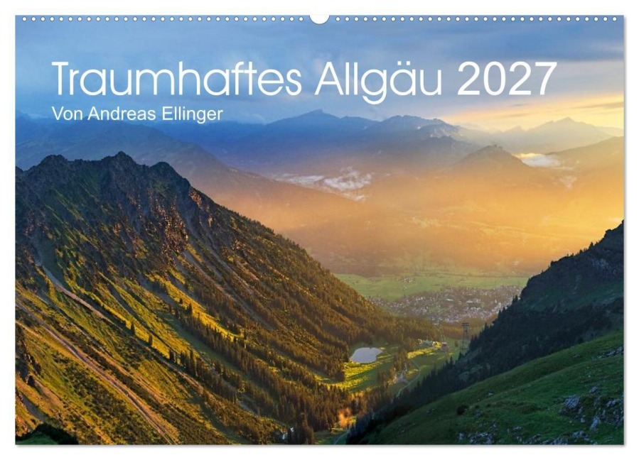 Traumhaftes Allgäu (Wandkalender 2027 DIN A2 quer), CALVENDO Monatskalender - Andreas Ellinger