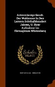 Cover-Bild zum Titel 'Actenmässige Gesch. Der Waldenser In Den Leztern Dritthalbhundert Jahren, U. Ihrer Aufnahme Im Herzoghtum Würtenberg' von ''