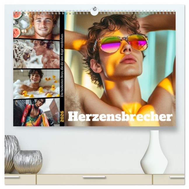 Herzensbrecher (hochwertiger Premium Wandkalender 2026 DIN A2 quer), Kunstdruck in Hochglanz - Steffen Gierok-Latniak