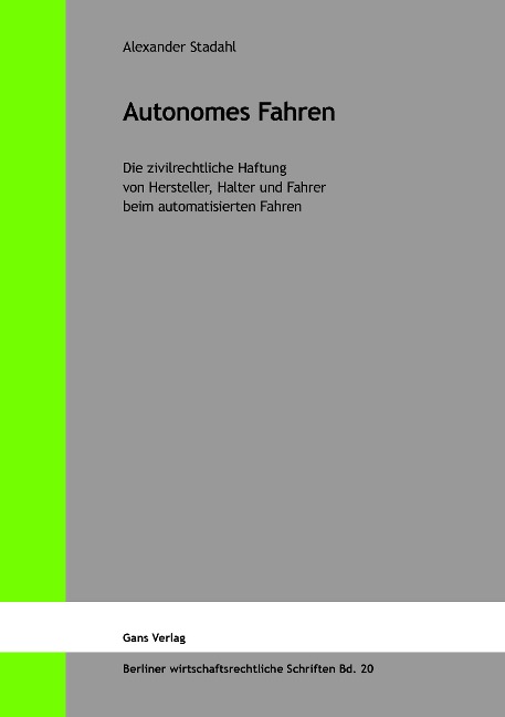 Autonomes Fahren - Alexander Stadahl
