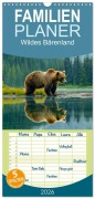 Cover-Bild zum Titel 'Familienplaner 2026 - Wildes Bärenland mit 5 Spalten (Wandkalender, 21 x 45 cm) CALVENDO' von 'Kerstin Waurick'