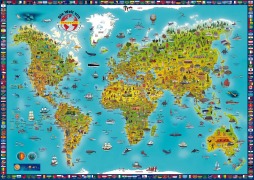 Cover-Bild zum Titel 'MARCO POLO Panorama Kinderweltkarte' von ''